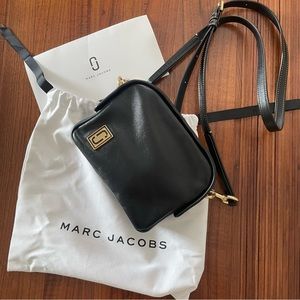 Marc Jacobs Mini Squeeze crossbody bag - Black leather